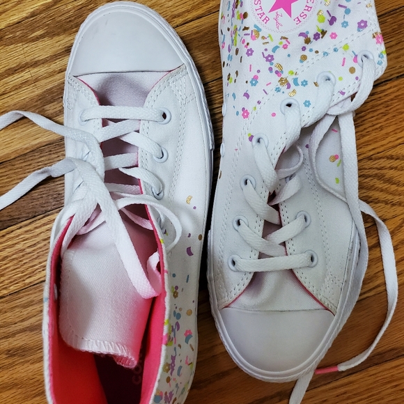 Womens Converse Birthday confetti high tops - Picture 4 of 6